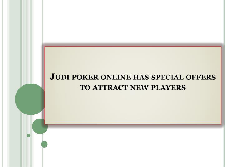 poker online judi